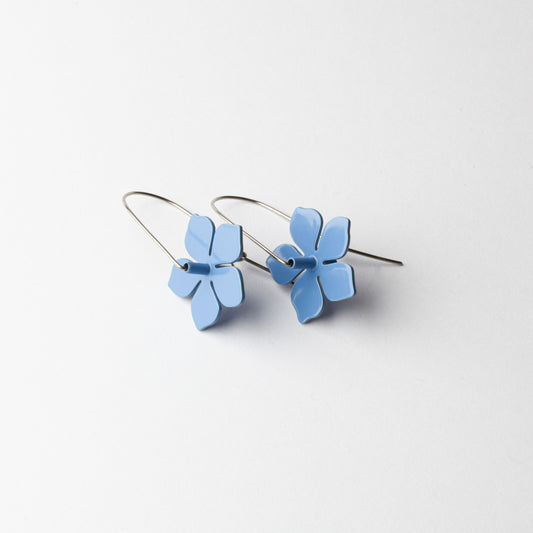 Flower Patch: Periwinkle earrings