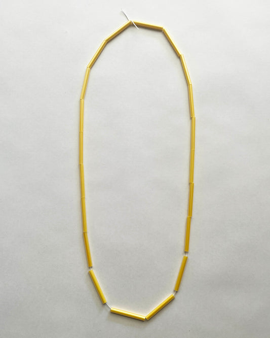 'Straws' necklace - yellow