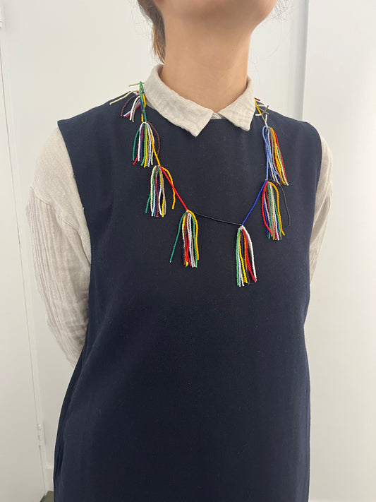 'Beads for Buildings + Bodies: Instrument No.8 - Queering Corbu (1-13)' necklace