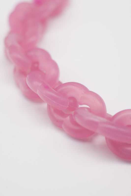 'Arclet' bracelet - jelly pink