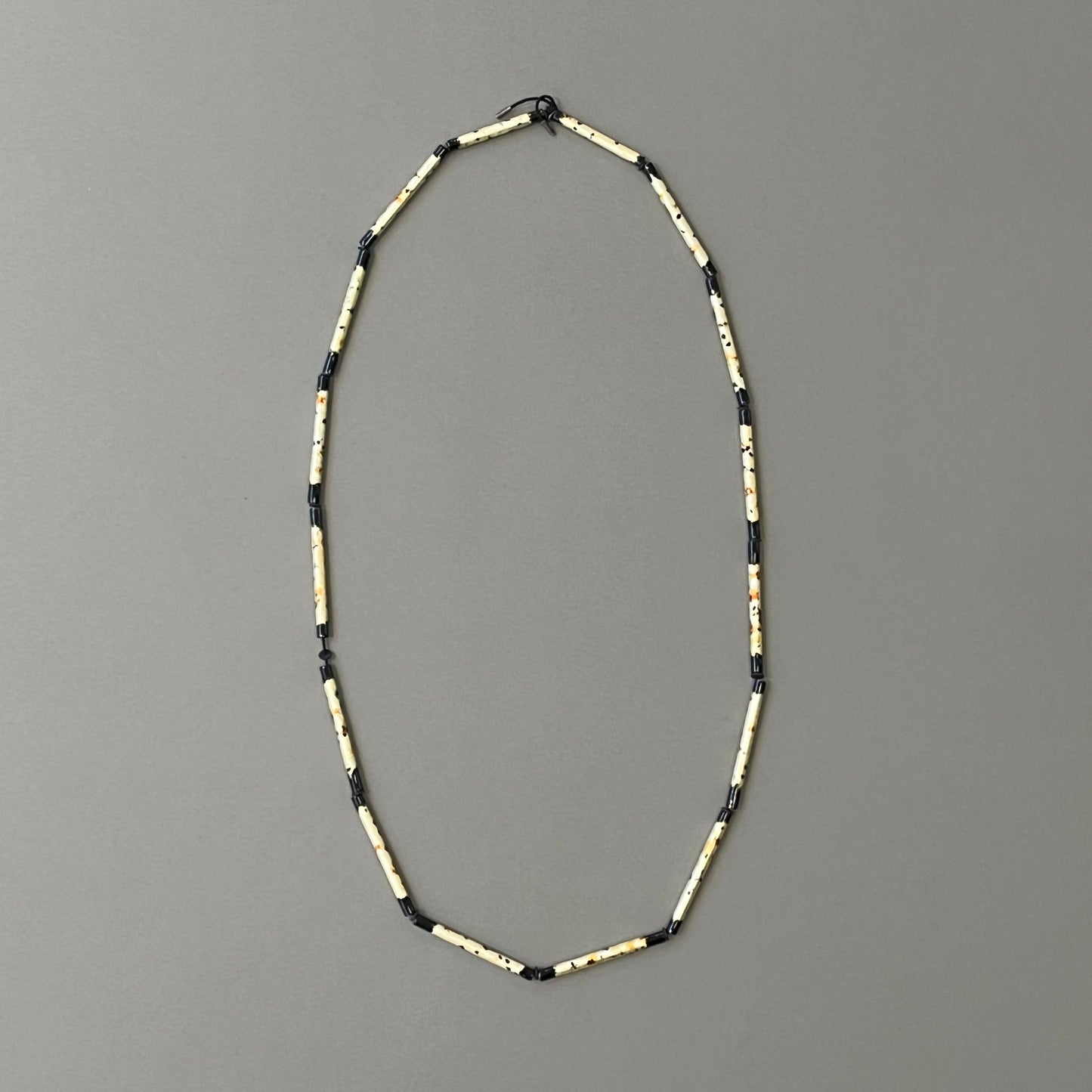 'Colours' necklace (cream & black)