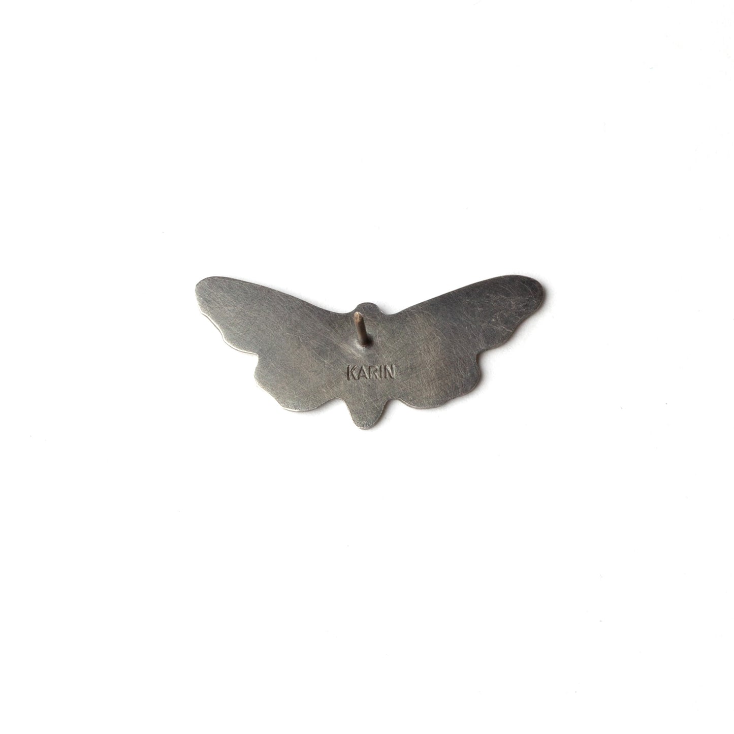 'Collecting Butterflies' pin (pink)