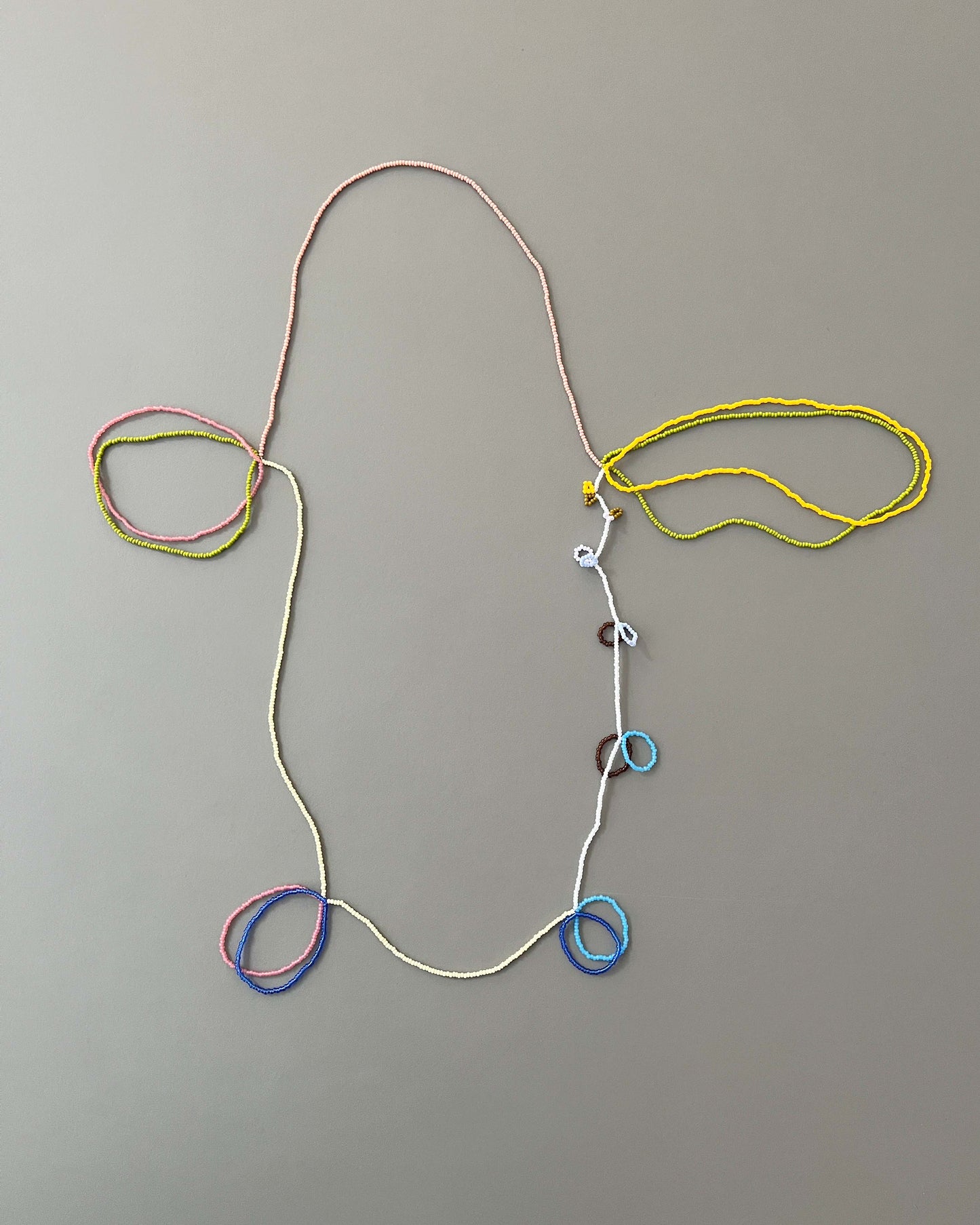 'Beads for Buildings + Bodies: Fibonacci No.18 (double)'