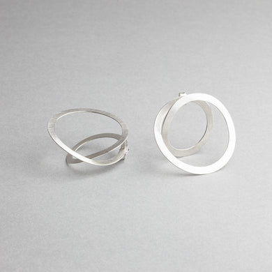 Double wide (Circle) earrings
