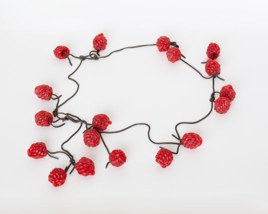 'Raspberries' necklace