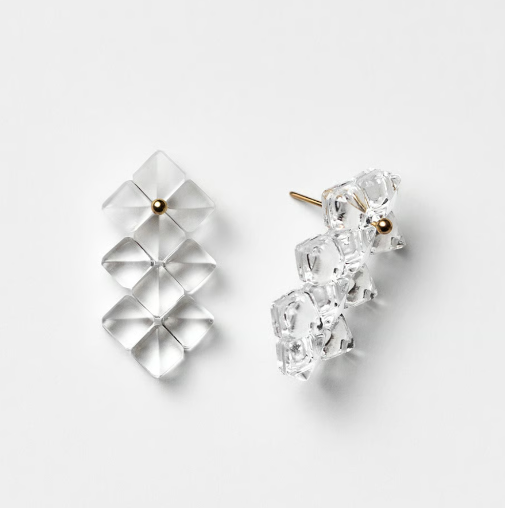 'Blur #3 (middle/Type B)' stud earrings