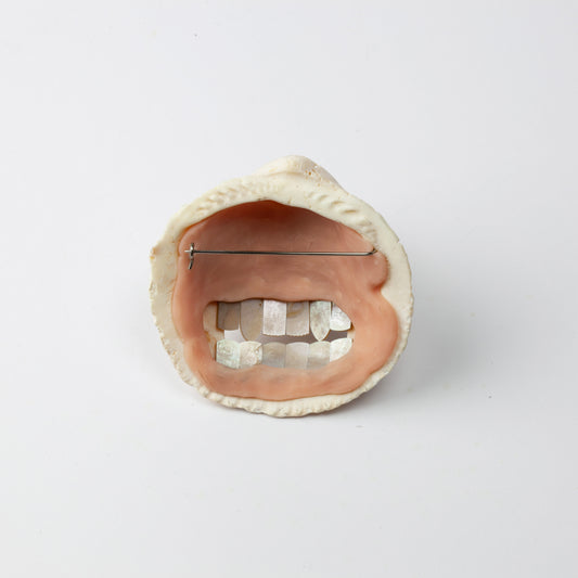 'Pearly Whites' brooch