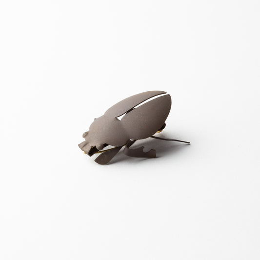 'Dung Beetle' brooch