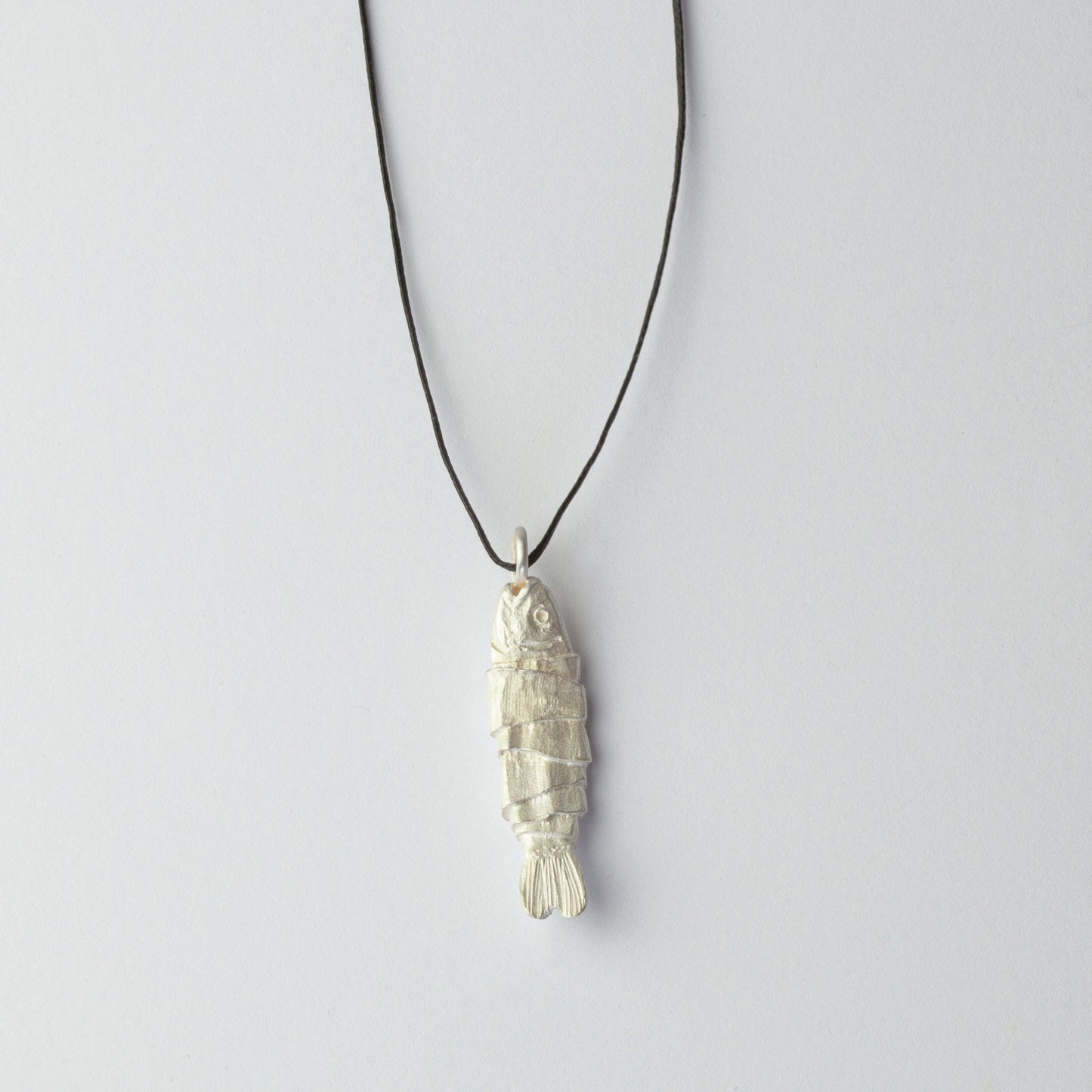 'Lucky Fish' pendant - silver