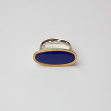 Lapis ring with gold setting
