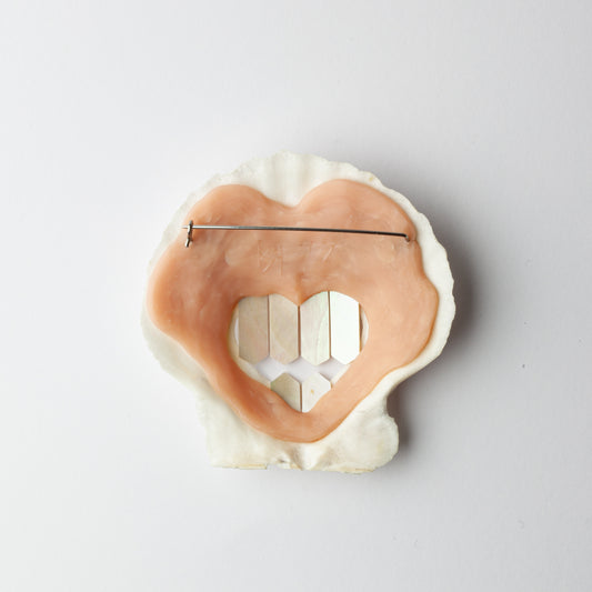 'Pearly Whites' brooch