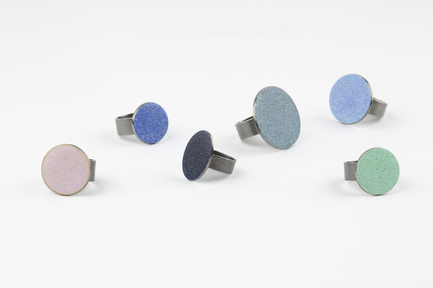 Enamel ring (turquoise)