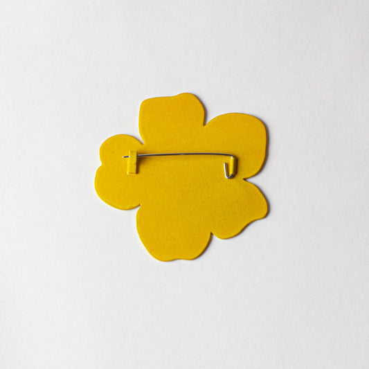 Flower Patch brooch - Buttercup