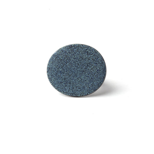Enamel ring (grey blue)