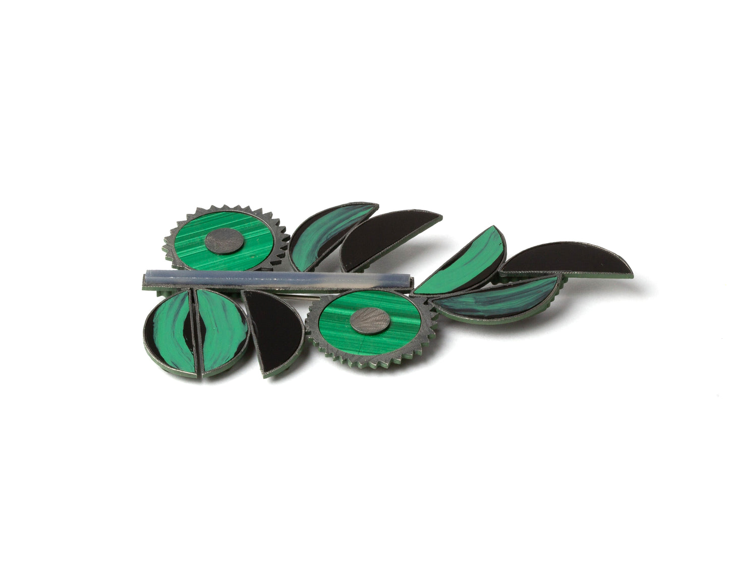 'Green Plant' brooch