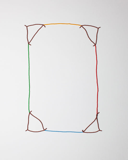 'Beads for Buildings + Bodies: A4 - Bauhaus no. 2 (landscape)' necklace