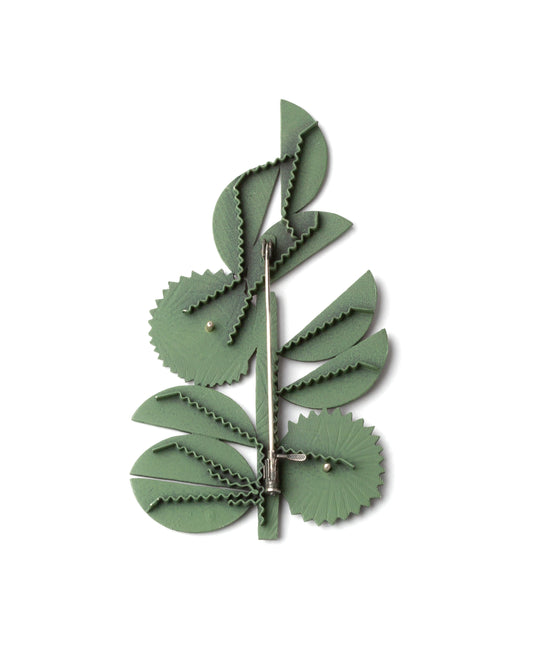 'Green Plant' brooch
