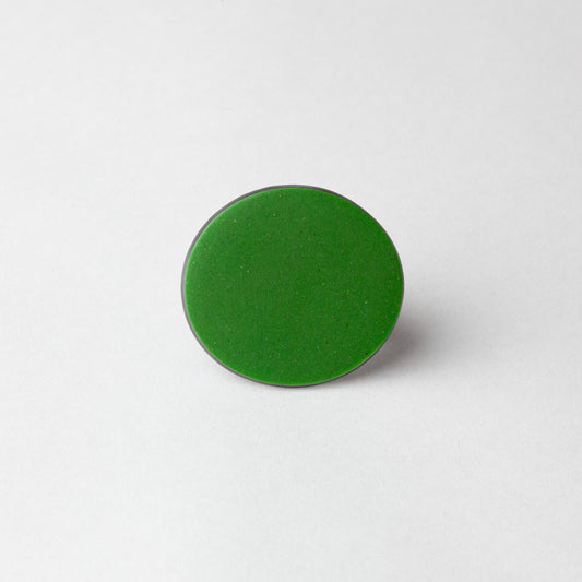 Enamel ring (green, large)
