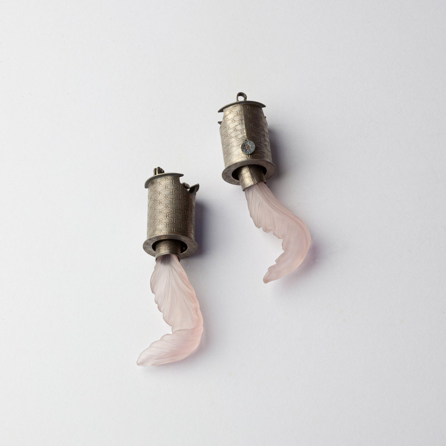 'Flames, Tongues, Leaves' earrings