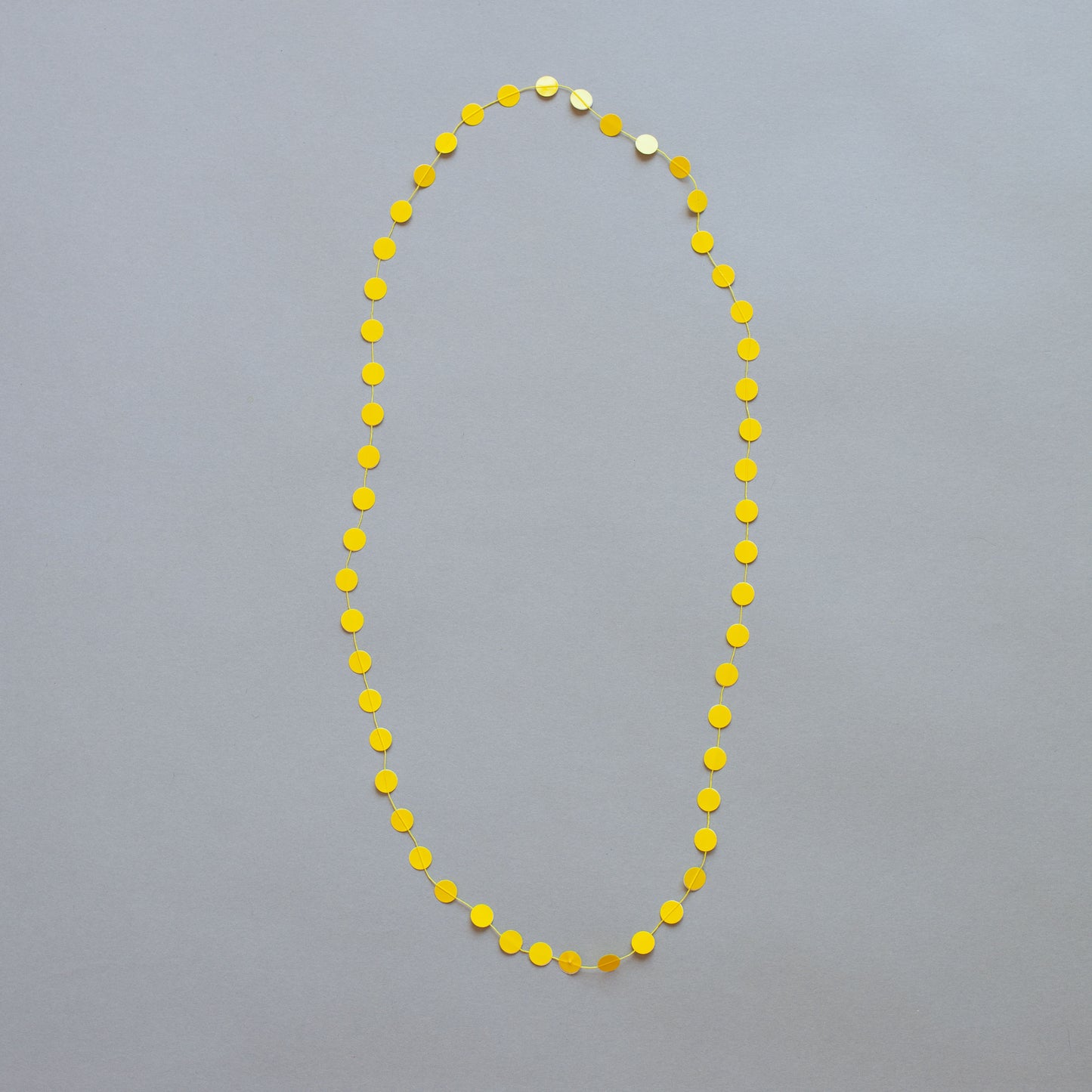 'Paper pearls' necklaces