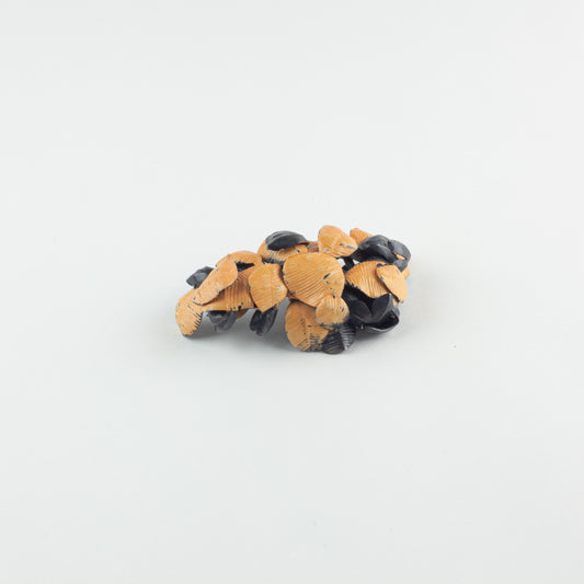 'Orange leaf' brooch