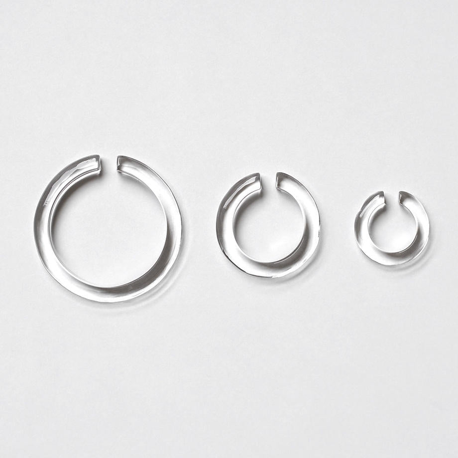 'Blank: hoops (S)' ear cuff