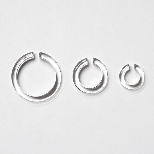 'Blank: hoops (S)' ear cuff