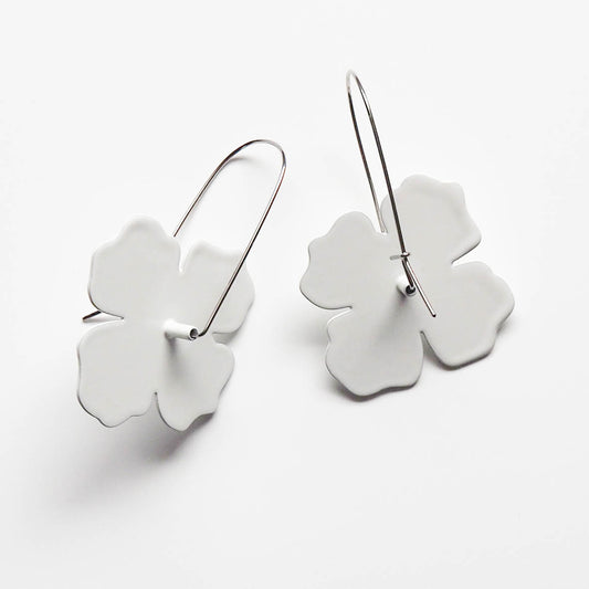 Flower Patch: Clematis earrings