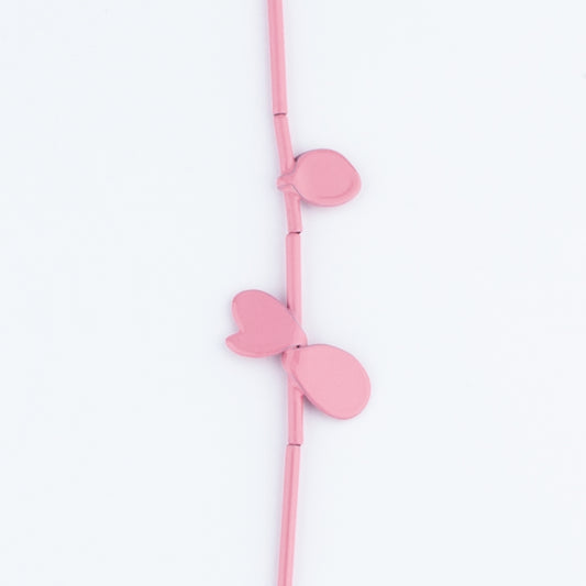 'Leaf' necklace - pink