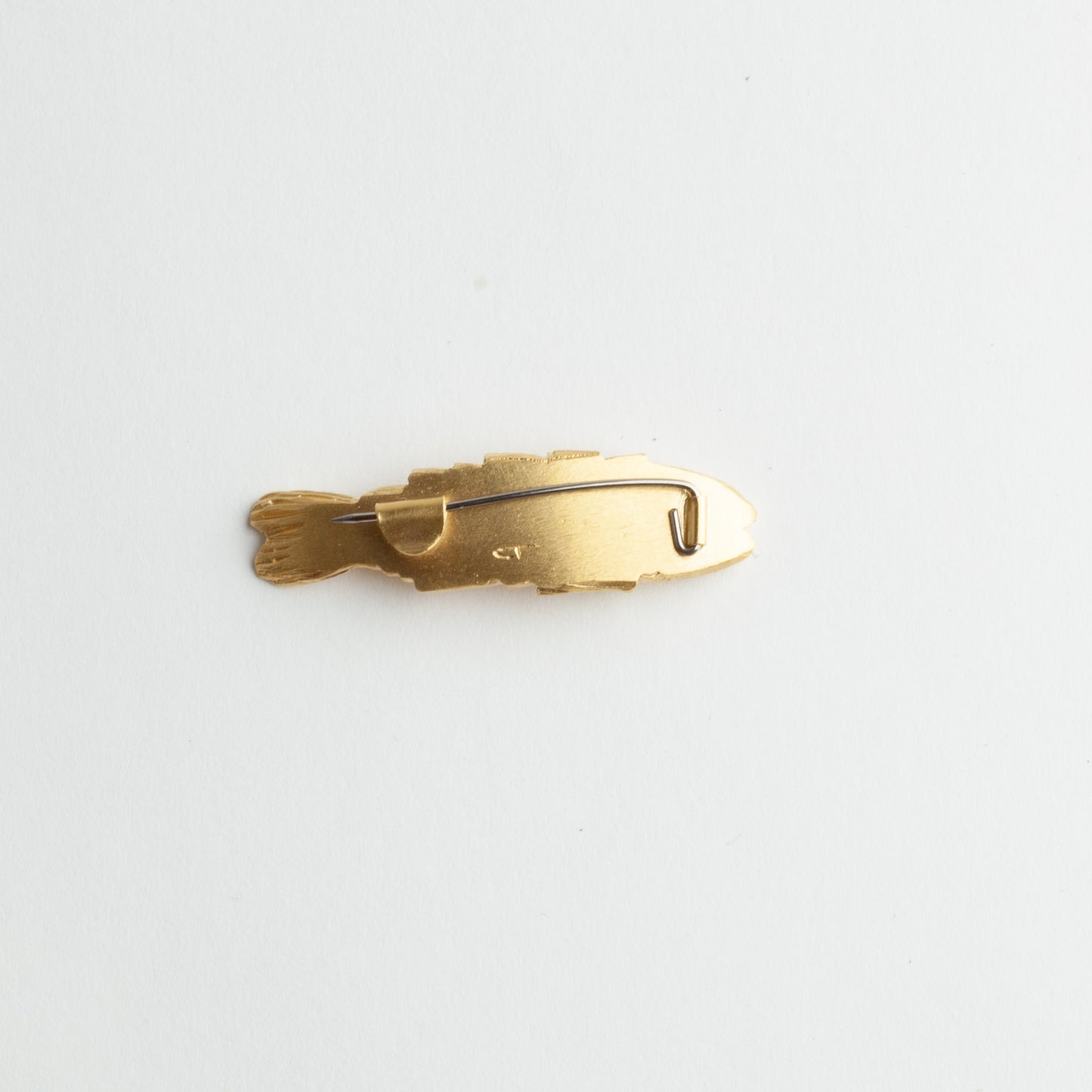 'Lucky Fish' brooch - gold