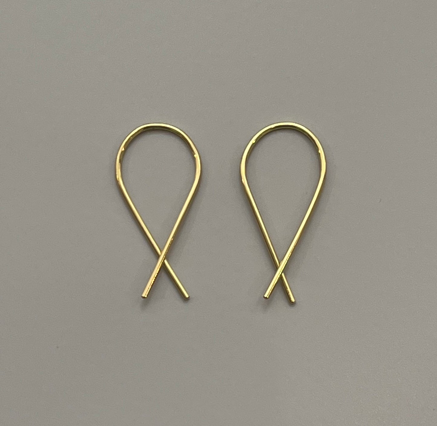 'X' earrings