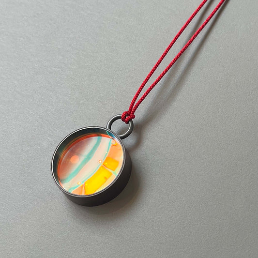 'BI2 mini' pendant - red