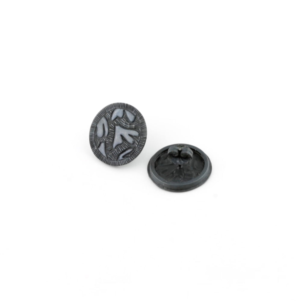 'Relic' studs - black