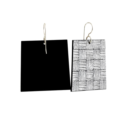 'Brilliant Grey' earrings