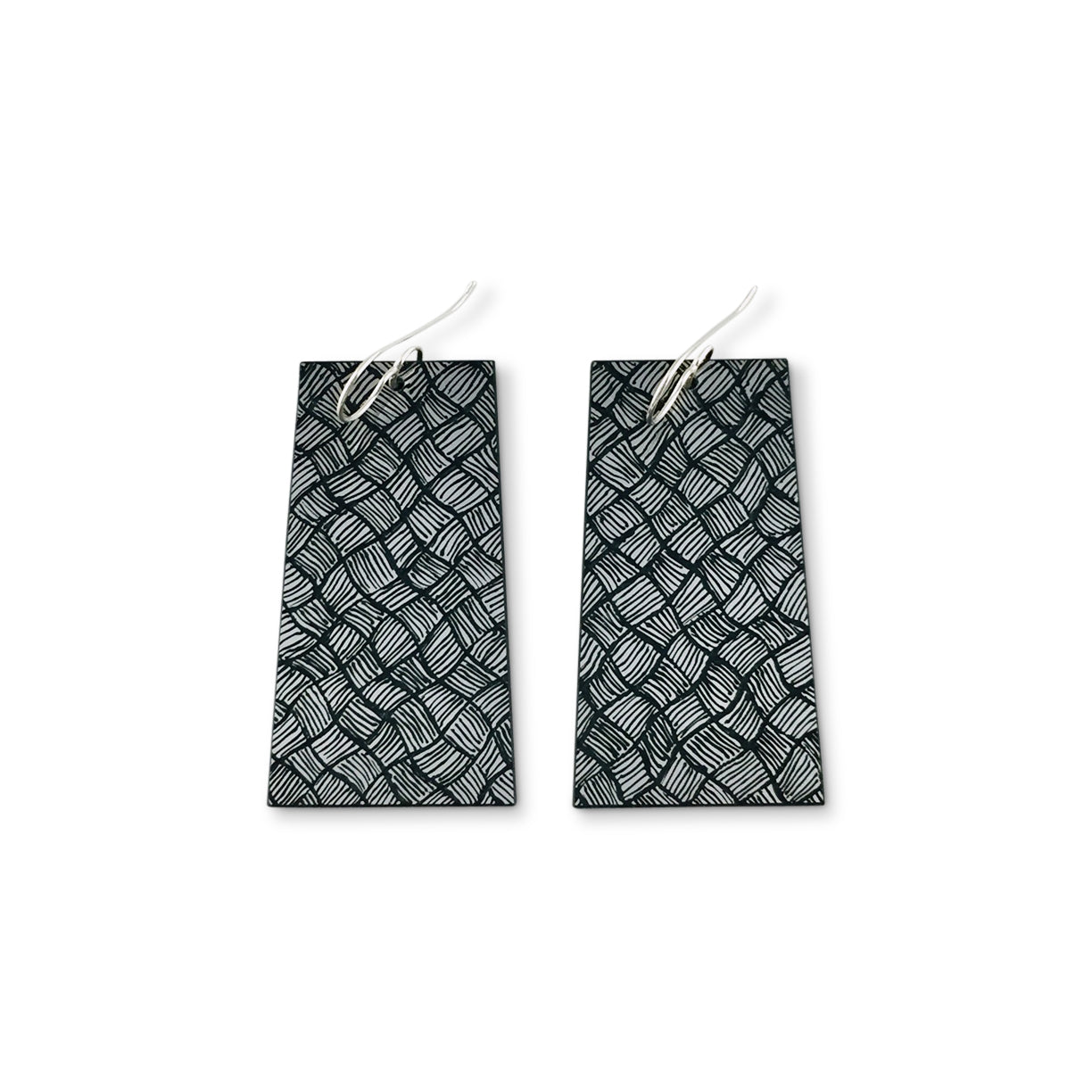 'Brilliant Grey' earrings