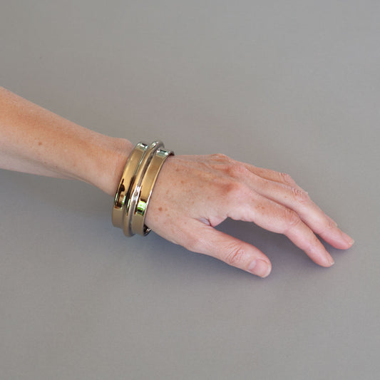 'BJM' bangle - gold