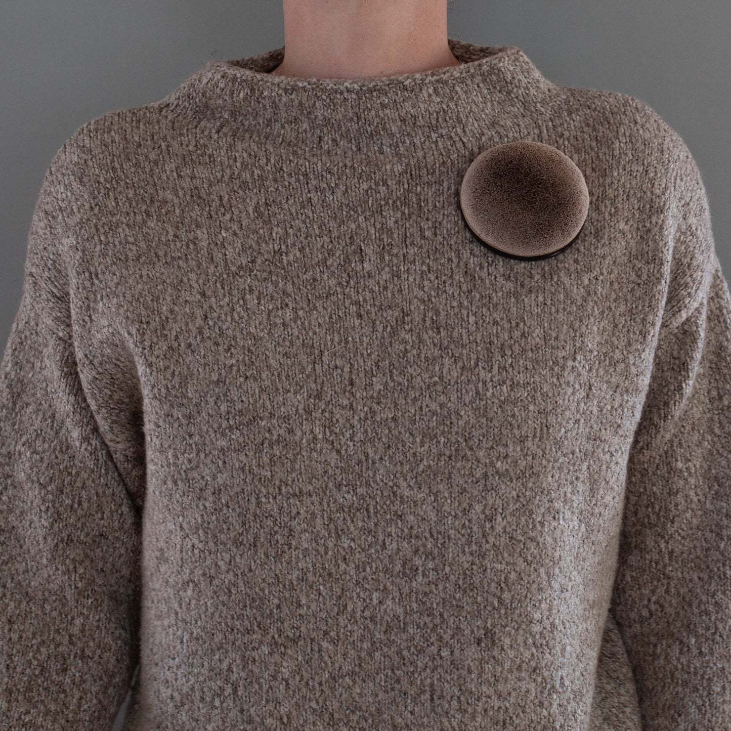 'Hidden hide #5' brooch