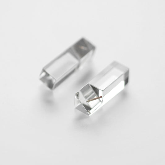 'Window: column (S)' stud earrings