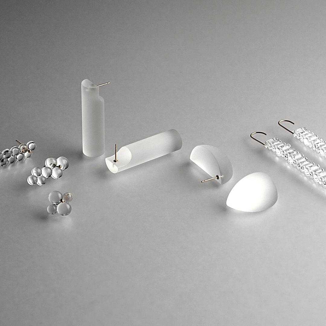 'Organ #3' stud earrings (S)