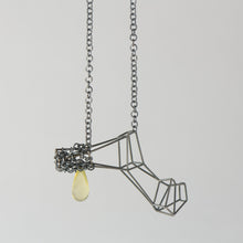 Pendant with lemon citrine