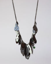 Necklace with green beads