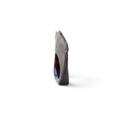 Wedge ring with gold