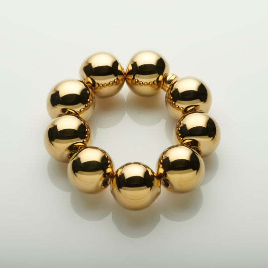 'Riesling' bubble bracelet (gold)