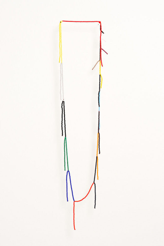 'Beads for Buildings + Bodies: Instrument no. 1 (1-9)' necklace