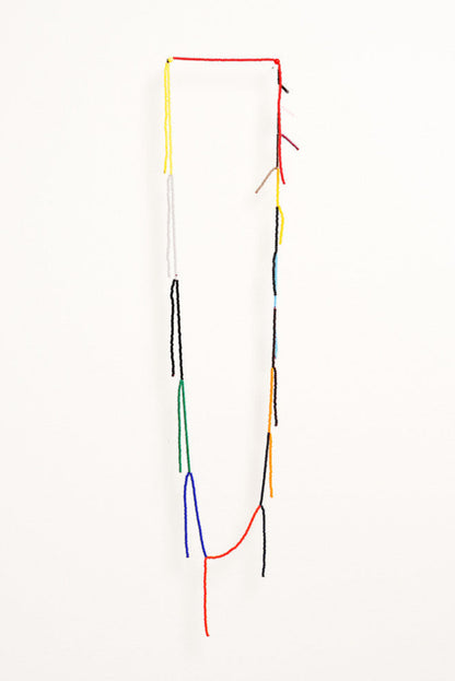 'Beads for Buildings + Bodies: Instrument no. 1 (1-9)' necklace