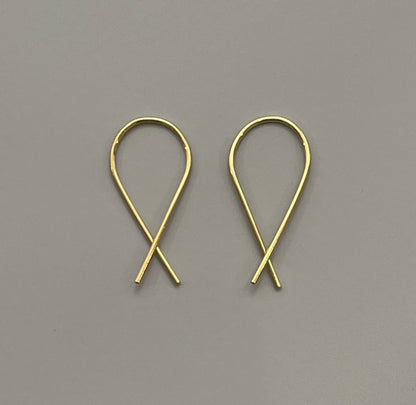 'X' earrings