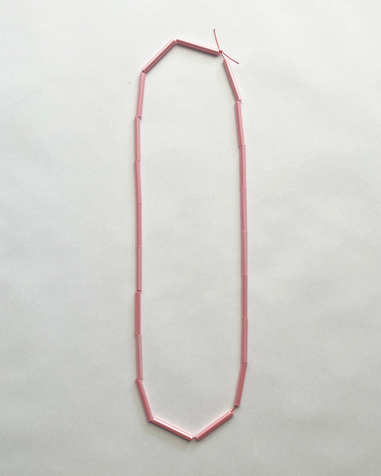 'Straws' necklace - pink