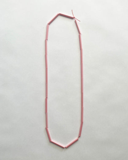 'Straws' necklace - pink