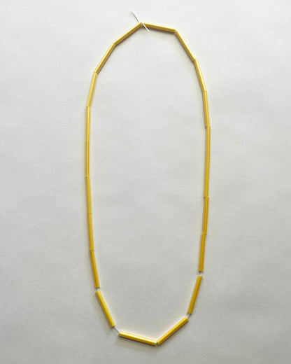 'Straws' necklace - yellow