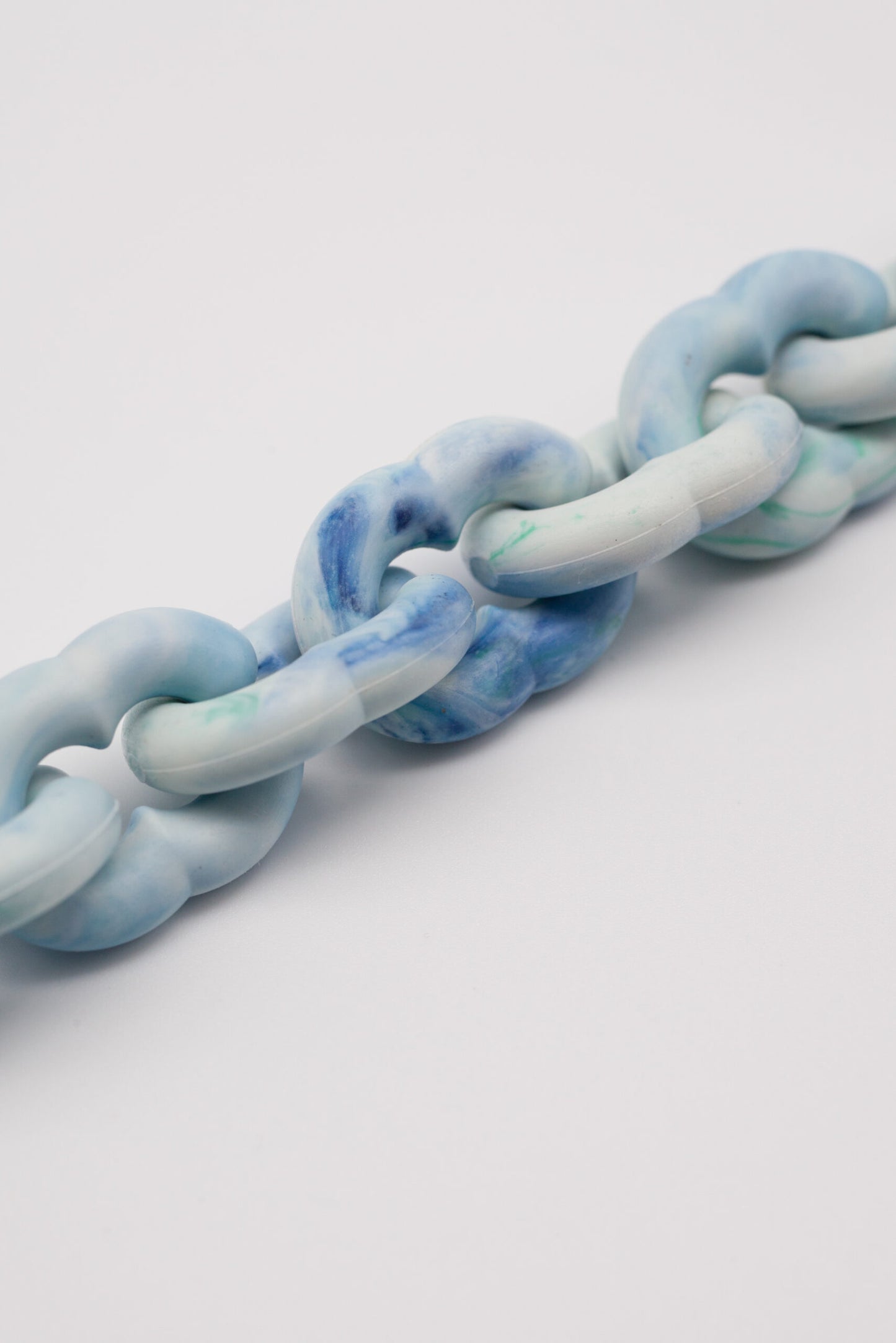 'Arclet' bracelet - blue marble